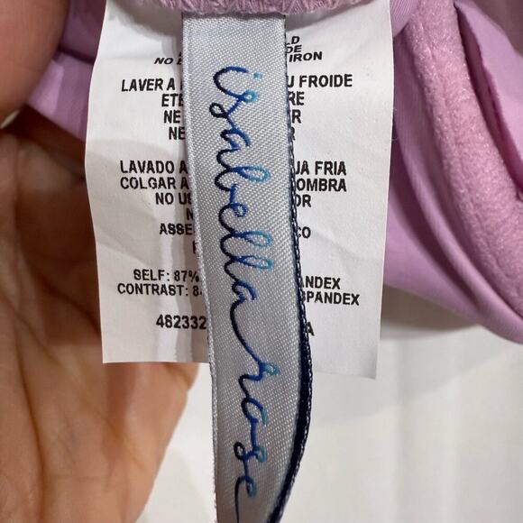 Isabella Rose Lavender Lucca Bikini Top Sz S NWT - Picture 4 of 12